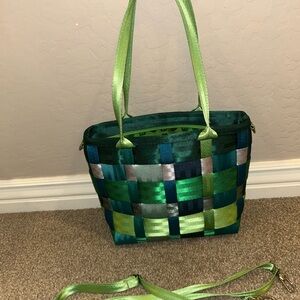 Harveys seatbelt bag Mixed Greens Margot crossbody tote.